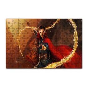 Cakapuzzle Doktor Strange ve Alev Kırbacı 120 Parça Ahşap Puzzle