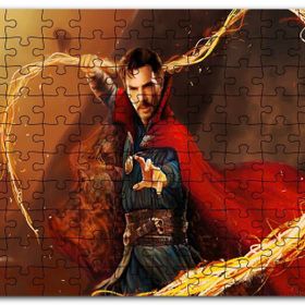 Cakapuzzle Doktor Strange ve Alev Kırbacı Mdf 255 Parça Puzzle