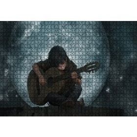 Cakapuzzle Dolunay Çocuk Klasik Gitar 120 Parça Ahşap Puzzle