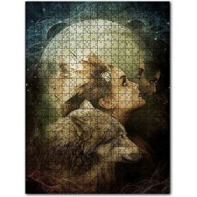 Cakapuzzle Dolunay Kurt ve Kadın 255 Parça Puzzle