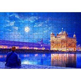 Cakapuzzle Dolunayda Hindistandan Bir Kare 120 Parça Ahşap Puzzle