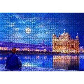 Cakapuzzle Dolunayda Hindistandan Bir Kare 120 Parça Ahşap Puzzle