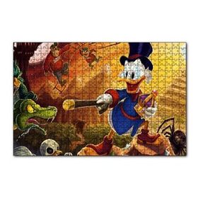 Cakapuzzle Donald Duck Kötülere Karşı 120 Parça Ahşap Puzzle