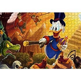 Cakapuzzle Donald Duck Kötülere Karşı 120 Parça Ahşap Puzzle