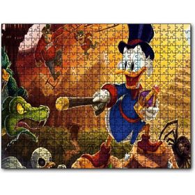 Cakapuzzle Donald Duck Kötülere Karşı Mdf 120 Parça Puzzle