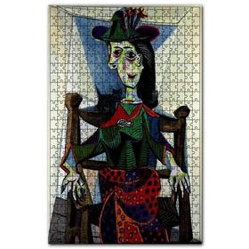 Cakapuzzle Dora Maar Au Chat 1941 By Pablo Picasso Ahşap 500 Parça Puzzle