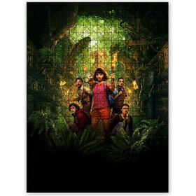 Cakapuzzle Dora ve Kayıp Altın Şehri Ahşap 1000 Parça Puzzle