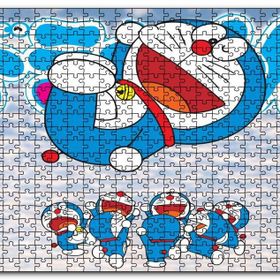 Cakapuzzle Doraemon Karakterleri Mdf 1000 Parça Puzzle