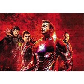 Cakapuzzle Dr strange Spider Man Iron Man Mdf 120 Parça Puzzle
