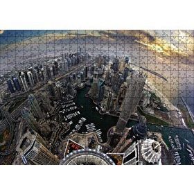 Cakapuzzle Dubai Kuş Bakışı 120 Parça Ahşap Puzzle