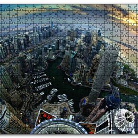 Cakapuzzle Dubai Kuş Bakışı Ahşap 500 Parça Puzzle