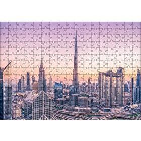 Cakapuzzle Dubai Şehir Merkezi Manzarası 120 Parça Ahşap Puzzle