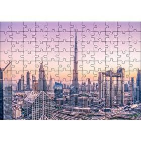 Cakapuzzle Dubai Şehir Merkezi Manzarası 120 Parça Ahşap Puzzle