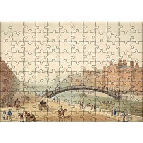 Cakapuzzle Dublin Hapeni Köprüsü 120 Parça Ahşap Puzzle