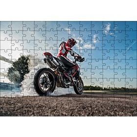 Cakapuzzle Ducati Hyper 850 Motorsiklet 120 Parça Ahşap Puzzle