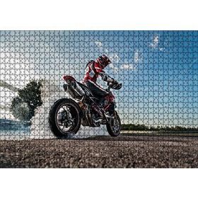 Cakapuzzle Ducati Hyper 850 Motorsiklet 120 Parça Ahşap Puzzle