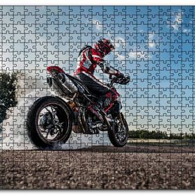 Cakapuzzle Ducati Hyper 850 Motorsiklet Ahşap 500 Parça Puzzle