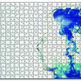 Cakapuzzle Dumanlı Kafa Profili Ahşap 1000 Parça Puzzle