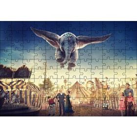 Cakapuzzle Dumbo Uçan Fil 120 Parça Ahşap Puzzle