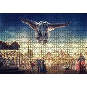 Cakapuzzle Dumbo Uçan Fil Ahşap 1000 Parça Puzzle