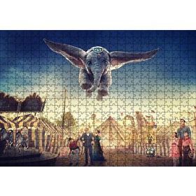 Cakapuzzle Dumbo Uçan Fil Ahşap 500 Parça Puzzle