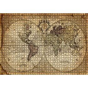 Cakapuzzle Dünya Haritası 1725 Yılı 120 Parça Ahşap Puzzle