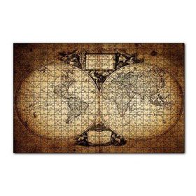 Cakapuzzle Dünya Haritası 1732 Yılı 120 Parça Ahşap Puzzle