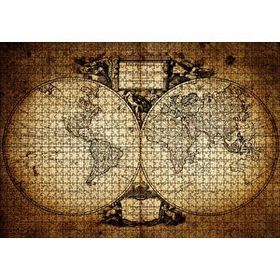 Cakapuzzle Dünya Haritası 1732 Yılı 120 Parça Ahşap Puzzle