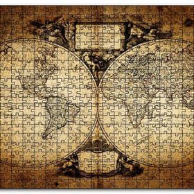 Cakapuzzle Dünya Haritası 1732 Yılı Mdf 1000 Parça Puzzle