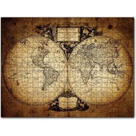 Cakapuzzle Dünya Haritası 1732 Yılı Mdf 255 Parça Puzzle