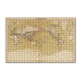Cakapuzzle Dünya Haritası 1833 Yılı 120 Parça Ahşap Puzzle