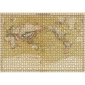 Cakapuzzle Dünya Haritası 1833 Yılı 120 Parça Ahşap Puzzle