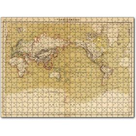 Cakapuzzle Dünya Haritası 1833 Yılı 255 Parça Puzzle