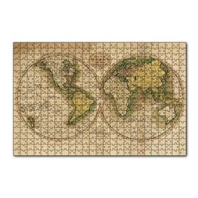 Cakapuzzle Dünya Haritası Görseli 120 Parça Ahşap Puzzle