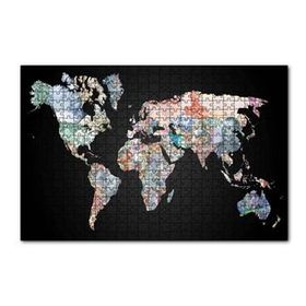 Cakapuzzle Dünya Hatitası Ve Para Birimleri Görseli 120 Parça Ahşap Puzzle