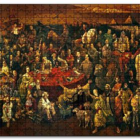 Cakapuzzle Dünya Şahsiyetleri Kompozisyon Çizim Mdf 120 Parça Puzzle