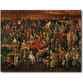 Cakapuzzle Dünya Şahsiyetleri Kompozisyon Çizim Mdf 120 Parça Puzzle