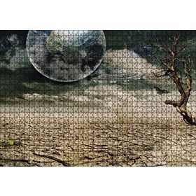 Cakapuzzle Dünya ve Kuraklık 120 Parça Ahşap Puzzle