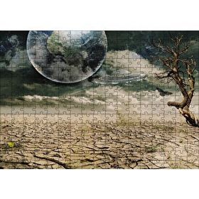 Cakapuzzle Dünya ve Kuraklık Ahşap 255 Parça Puzzle