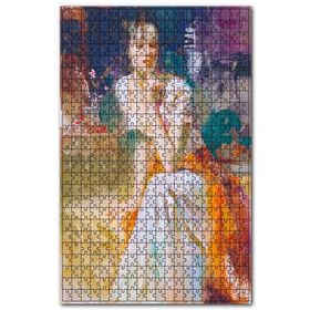 Cakapuzzle Düşünen Güzel Kadın Empresyonist Çalışma Ahşap 1000 Parça Puzzle