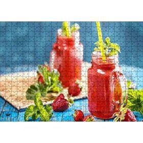 Cakapuzzle Dut Meyveli Smoothie Görseli 120 Parça Ahşap Puzzle