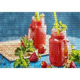 Cakapuzzle Dut Meyveli Smoothie Görseli 120 Parça Ahşap Puzzle