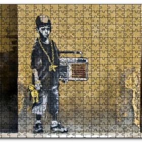 Cakapuzzle Duvar Boyama Gangster Çocuk Mdf 120 Parça Puzzle