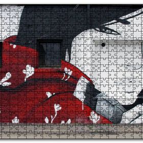 Cakapuzzle Duvar Boyama Graffitici Kız Mdf 255 Parça Puzzle
