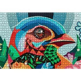 Cakapuzzle Duvar Boyama Renkli Kuş 120 Parça Ahşap Puzzle