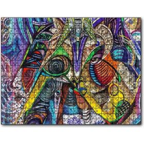 Cakapuzzle Duvar Boyama Sürreal Cümbüş Mdf 1000 Parça Puzzle