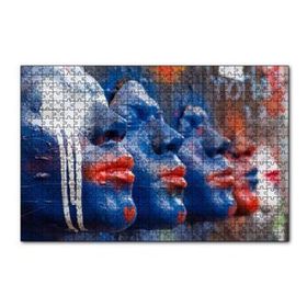 Cakapuzzle Duvarda Yüz Büstleri 120 Parça Ahşap Puzzle