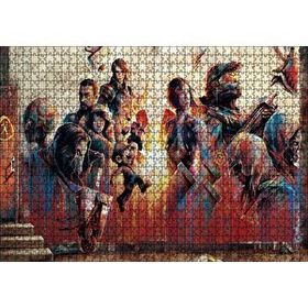 Cakapuzzle Duvardaki Karekterler 120 Parça Ahşap Puzzle