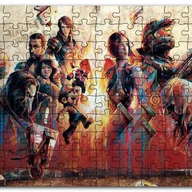 Cakapuzzle Duvardaki Karekterler Mdf 1000 Parça Puzzle