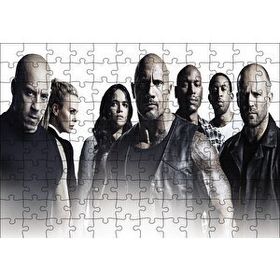 Cakapuzzle Dwayne Johnson Statham Michelle Mdf 120 Parça Puzzle